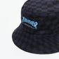 Thrasher x AFA x Adidas Skateboarding - Bucket Hat  (Black/Blue)