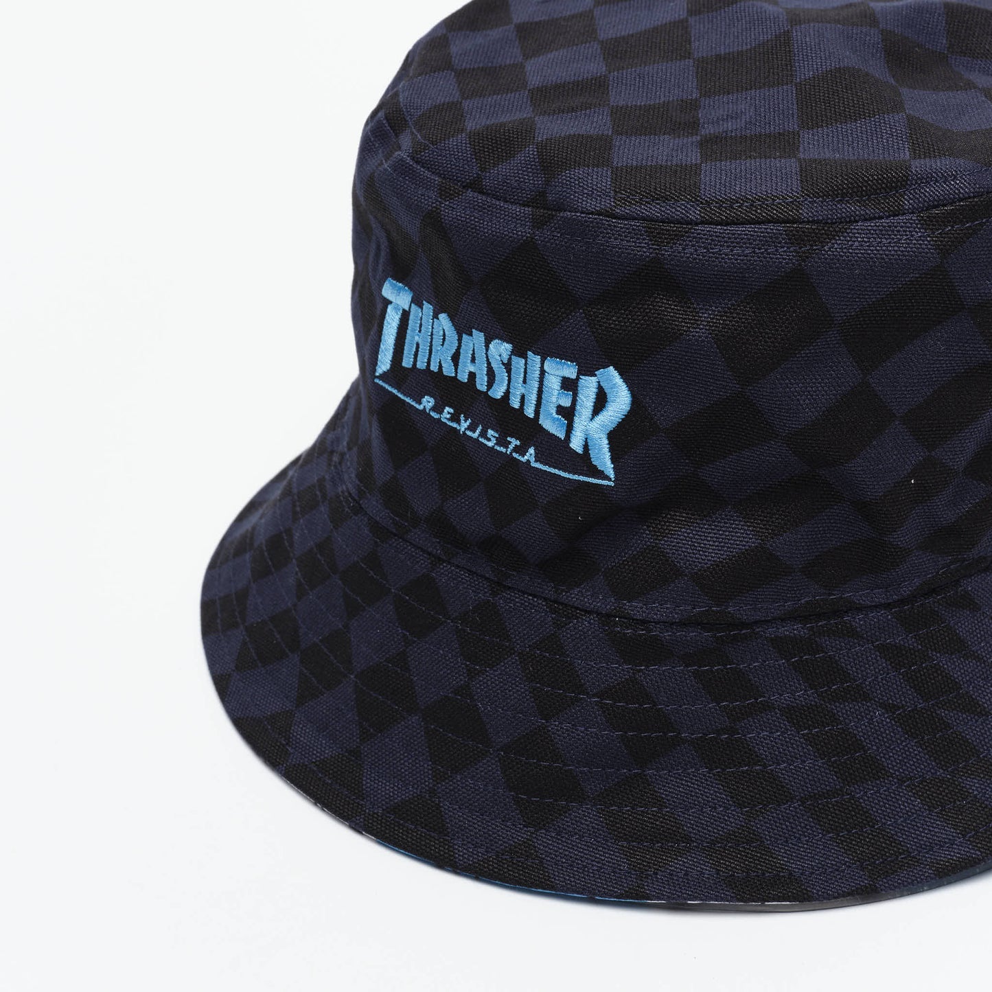 Thrasher x AFA x Adidas Skateboarding - Bucket Hat  (Black/Blue)