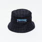 Thrasher x AFA x Adidas Skateboarding - Bucket Hat  (Black/Blue)