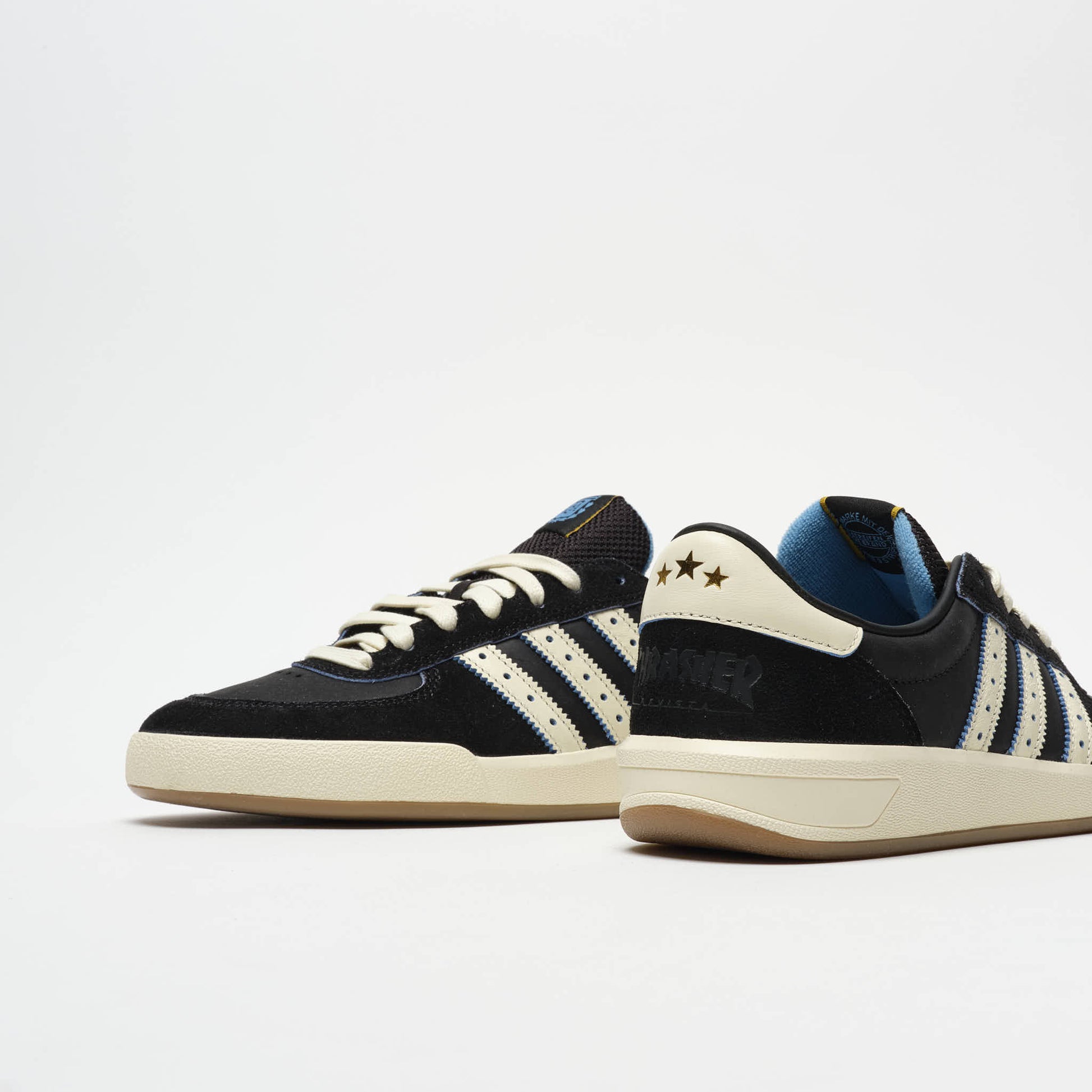 Thrasher x AFA x Adidas Skateboarding - Glenburn (Core Black/Cream White)