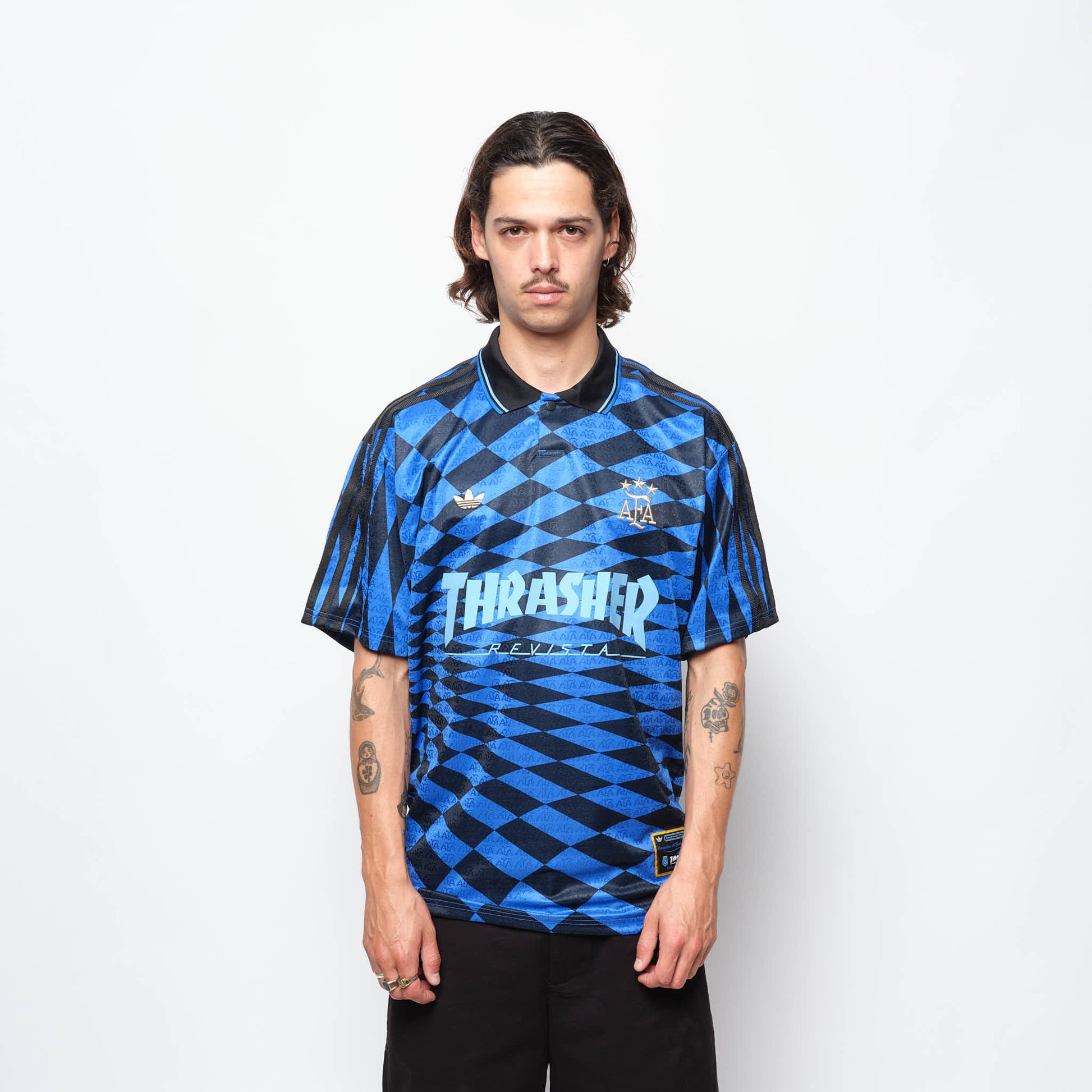Thrasher x AFA x Adidas Skateboarding - Jersey (Black)