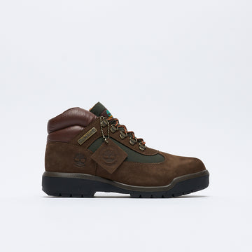 Timberland - Field Mid Lace Up Waterproof Boots (Chocolate/Green)