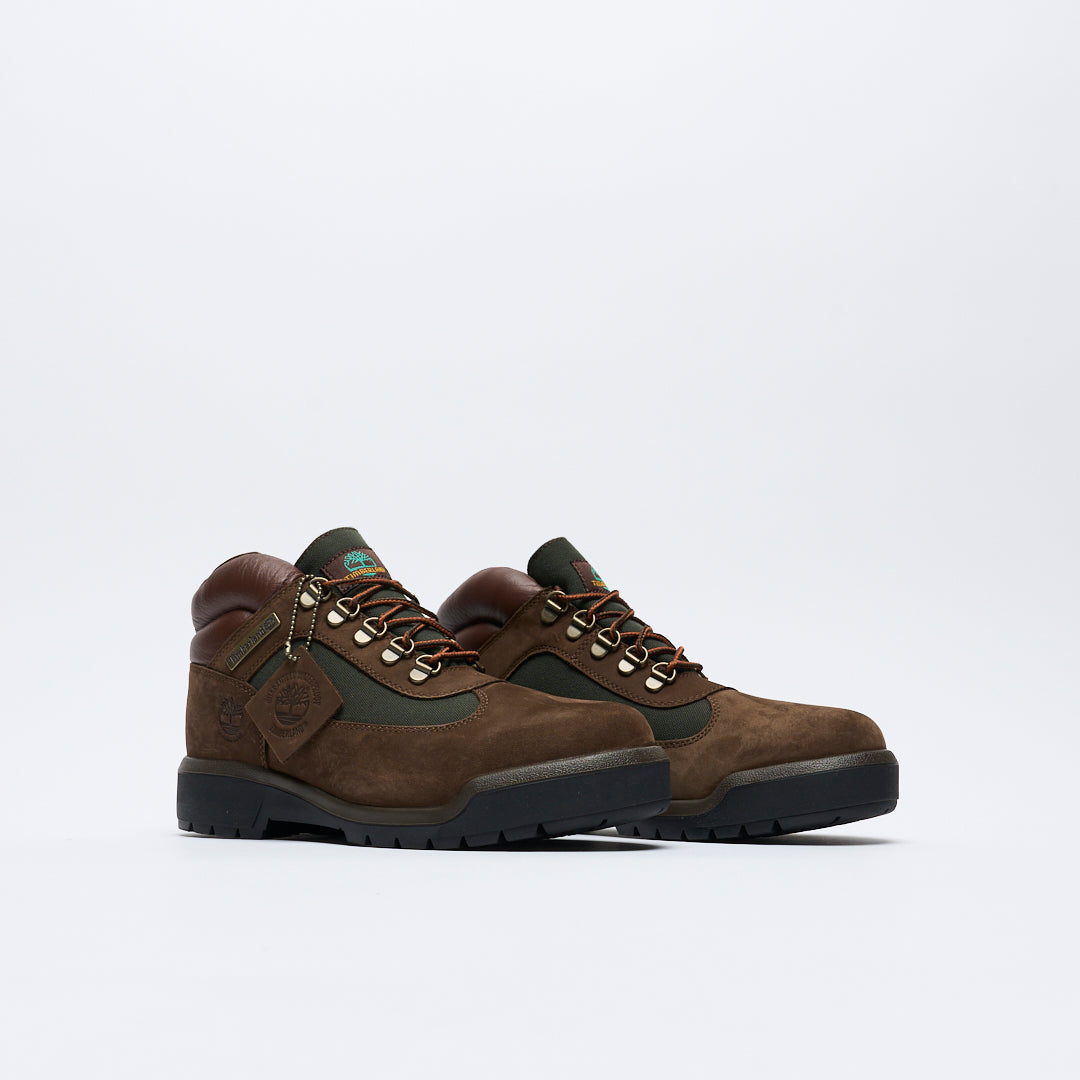 Timberland - Field Mid Lace Up Waterproof Boots (Chocolate/Green)