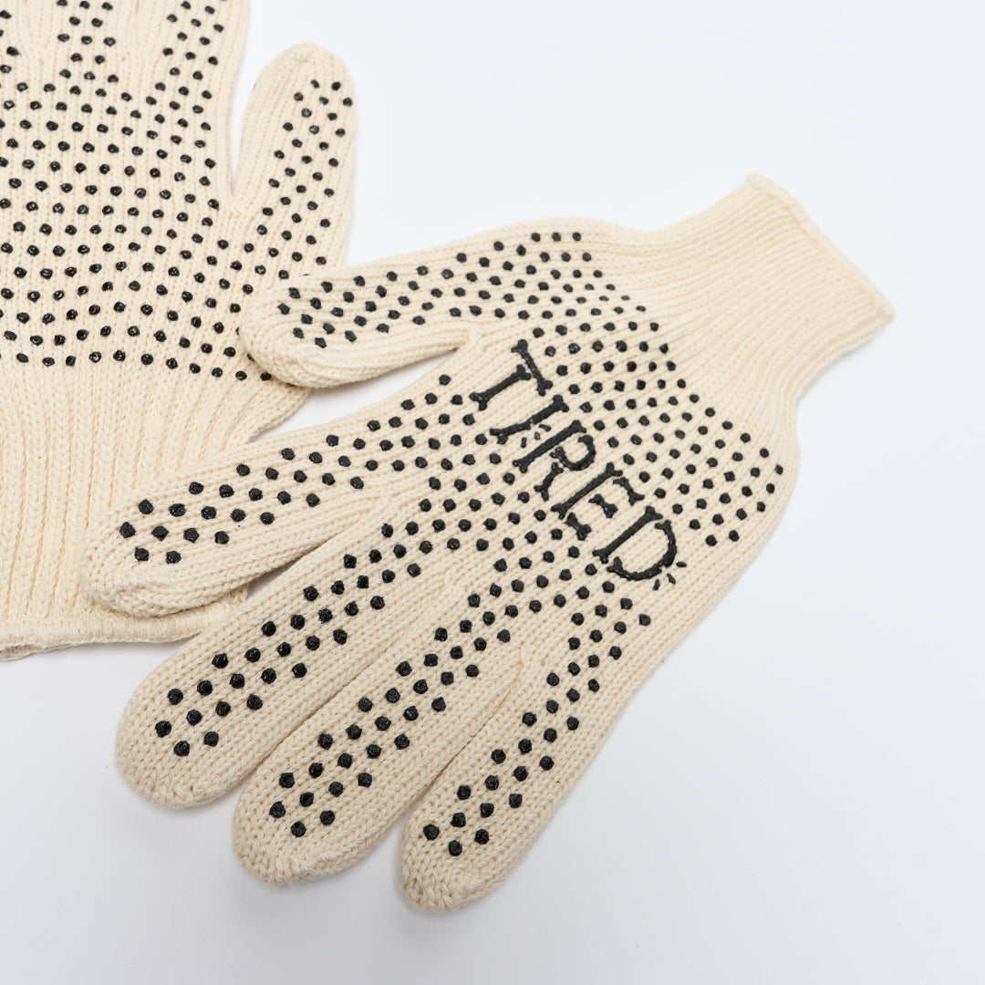 Tired Skateboards - Bones Gloves (Natural/Black)