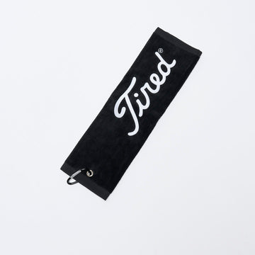 Tired Skateboards - Golf Towel (Black)