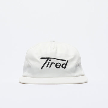 Tired Skateboards - Old Mobil 5 panel Cap USA (Snow)