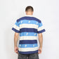 Tired Skateboards - Sad Skull Stripe Jacquard SS Tee (Navy)