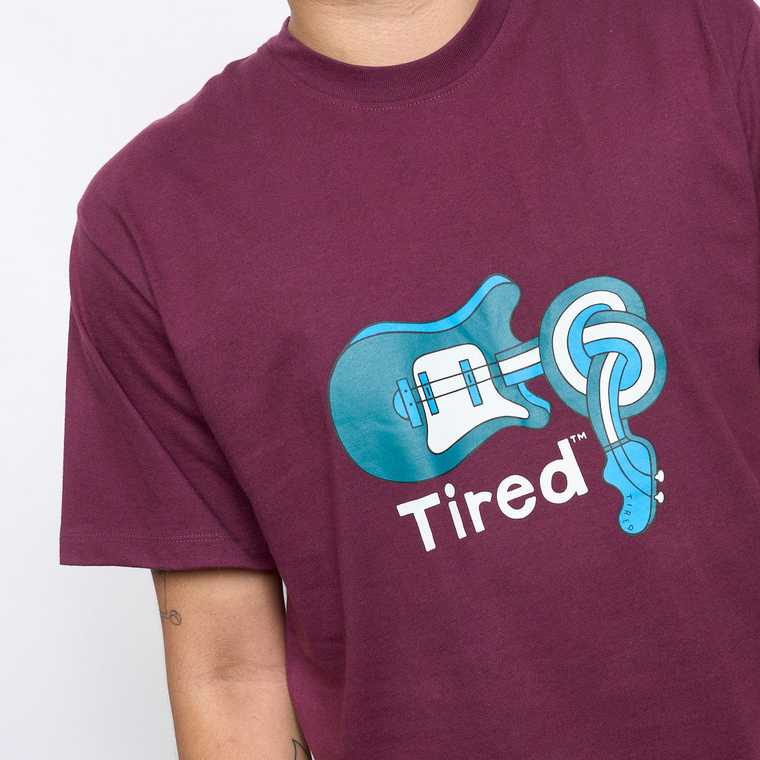 Tired Skateboards - Spinal Tap SS Tee (Cardinal)