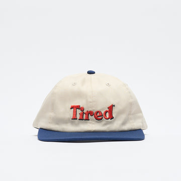 Tired Skateboards - Tired Two Tone Logo Cap (Cream/Dark Blue)