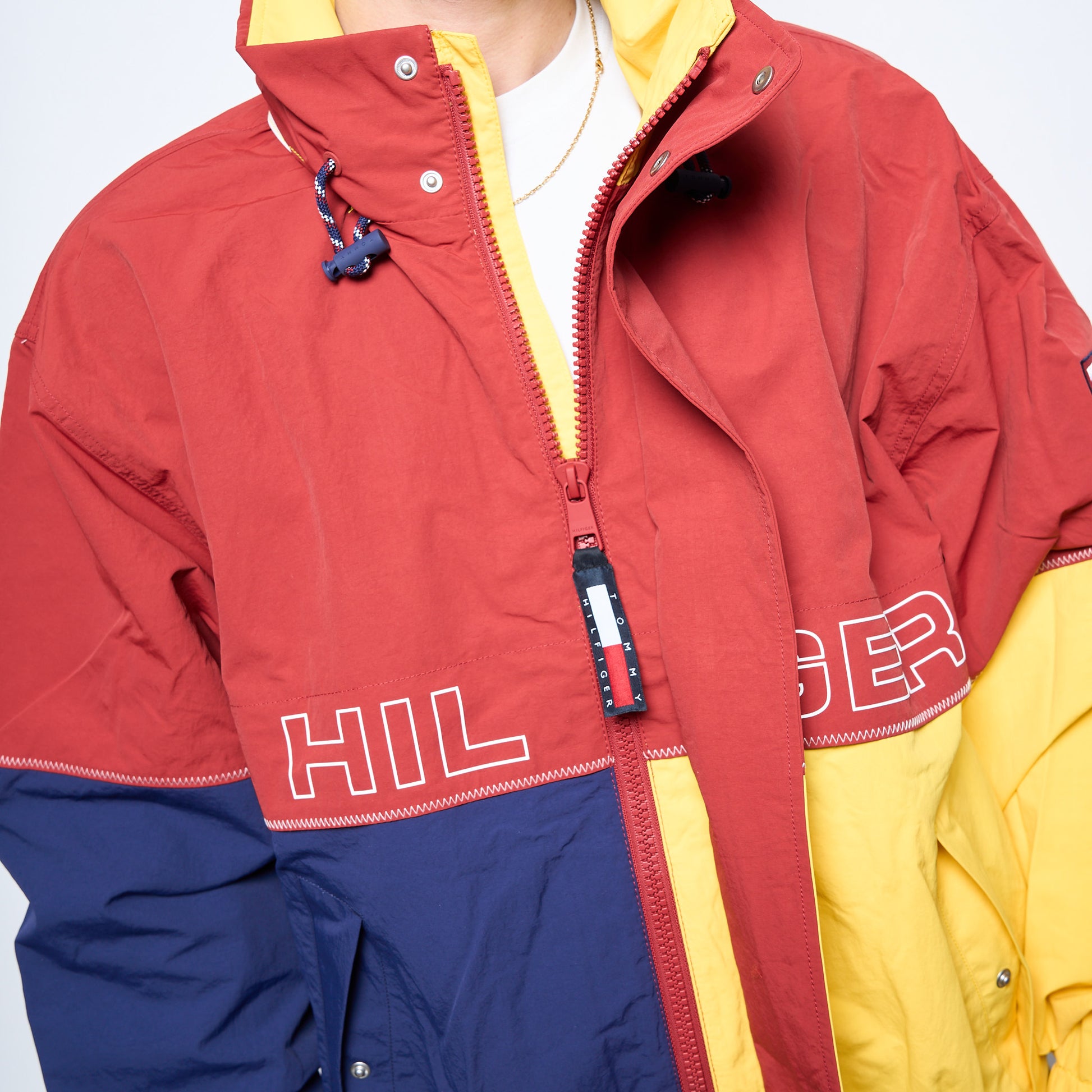 Tommy Hilfiger Sailing Colour-Blocked Regatta Jacket (magma red/multi)