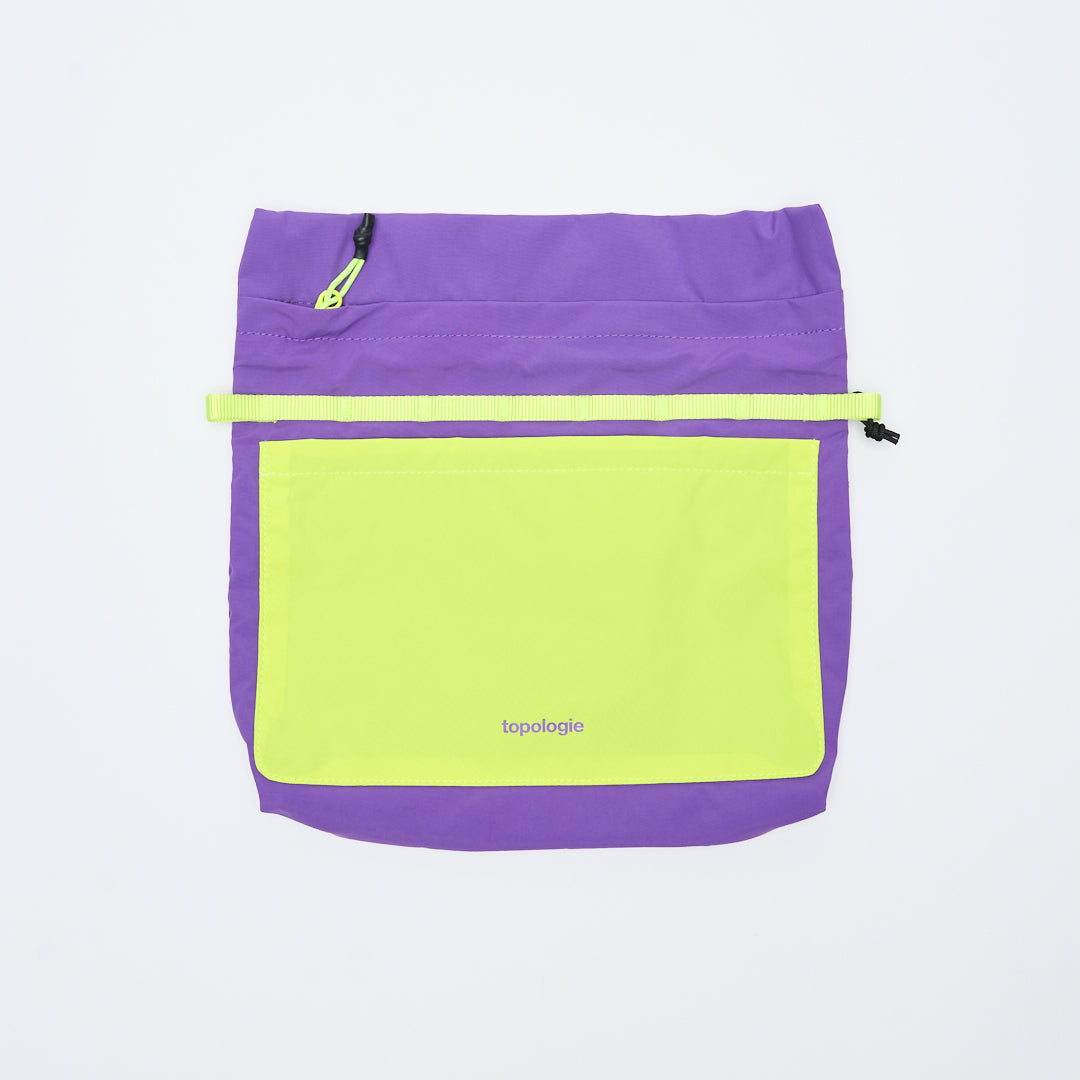 Topologie - Wares Bags Musette Medium (Electric Purple/Neon Yellow Papery)
