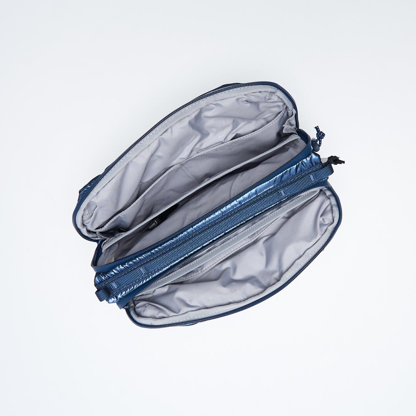 Topologie - Wares Bags Bottle Puffer Sacoche Large (Marine Blue Metallic)