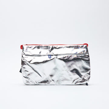 Topologie - Wares Bags Flat Sacoche Small Satellite Metallic