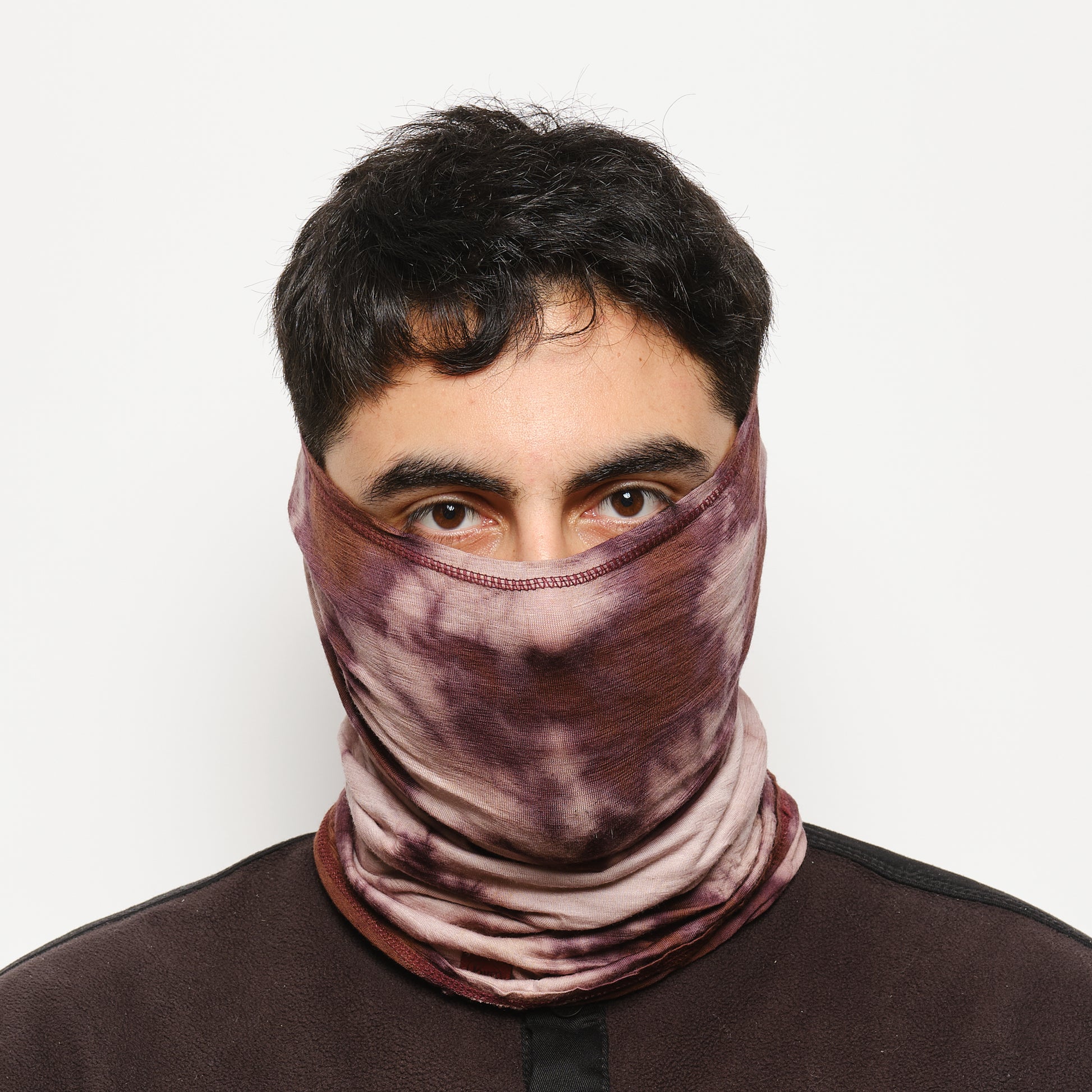 Tour de Cou - Buff - Merino Lightweight Natural Dye (Burgundy)