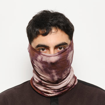 Tour de Cou - Buff - Merino Lightweight Natural Dye (Burgundy)