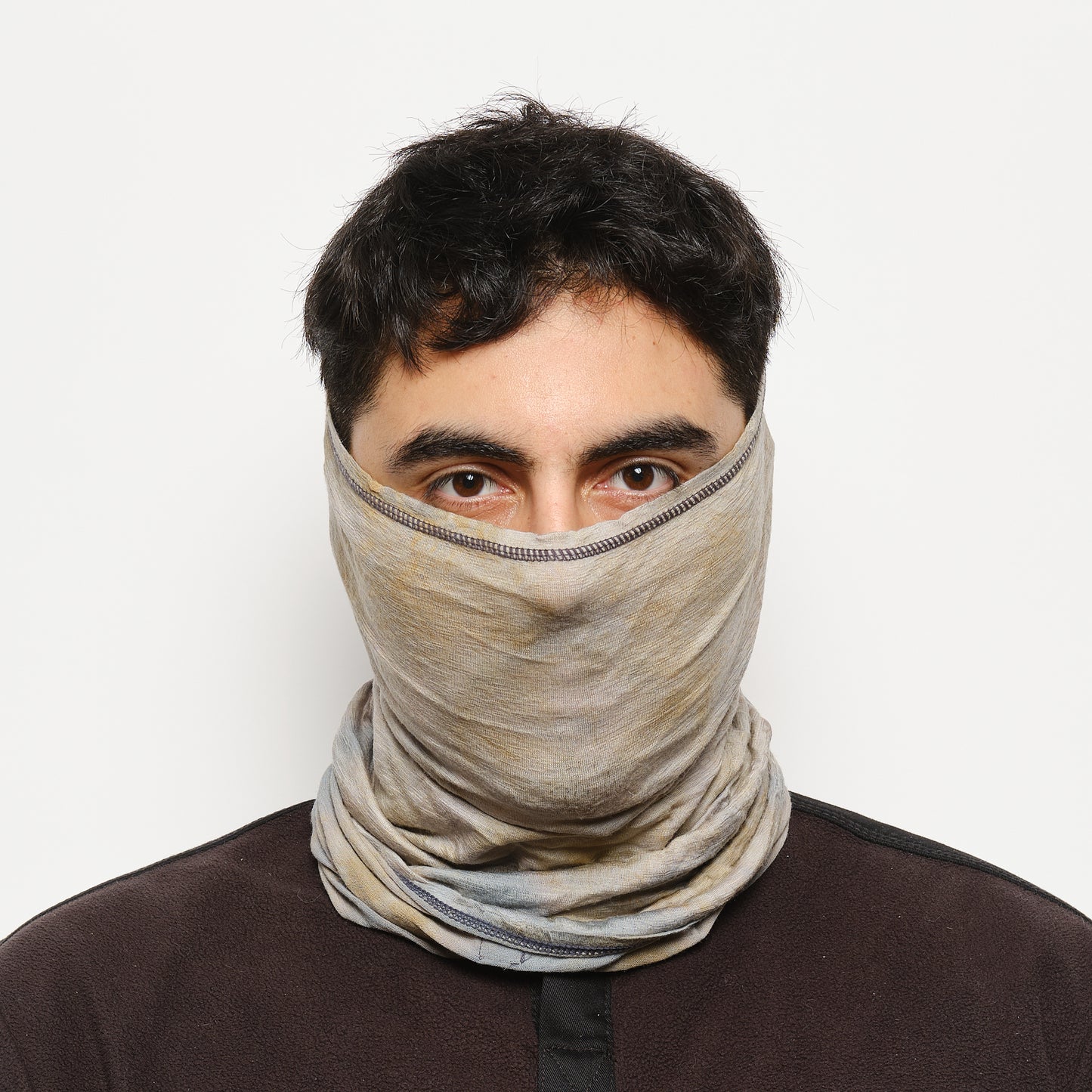 Tour de Cou - Buff - Merino Lightweight Natural Dye (Flint)