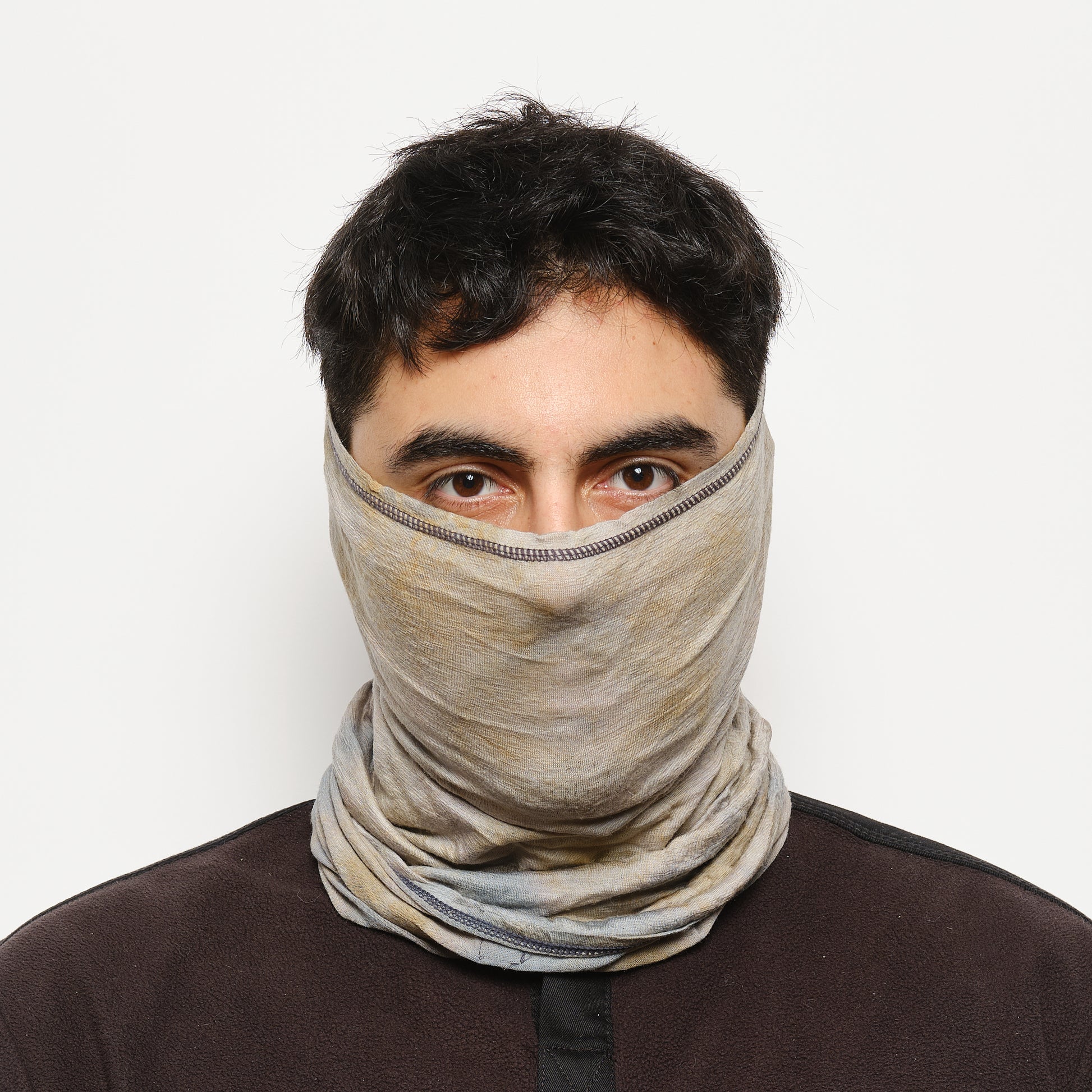 Tour de Cou - Buff - Merino Lightweight Natural Dye (Flint)