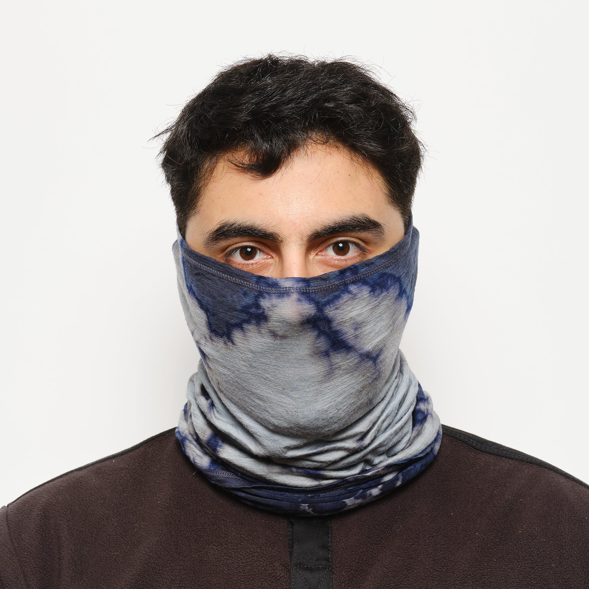 Naural Buff Neck Warmer - Buff - Merino Lightweight Natural Dye (Navy) – MILK STORE