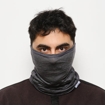 Tour de Cou - Buff - Merino Lightweight (Solid Grey)