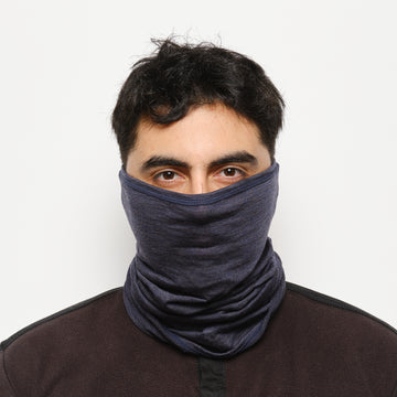 Tour de Cou - Buff - Merino Lightweight (Solid Night Blue)