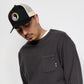 Town & Country T&C - Pearl Crew Fleece (Washed Black)