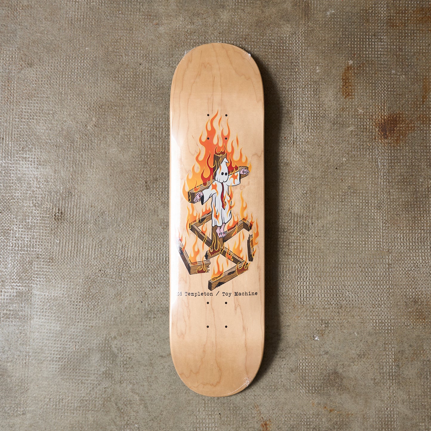 Toy Machine - Ed Templeton Charred Cross Deck