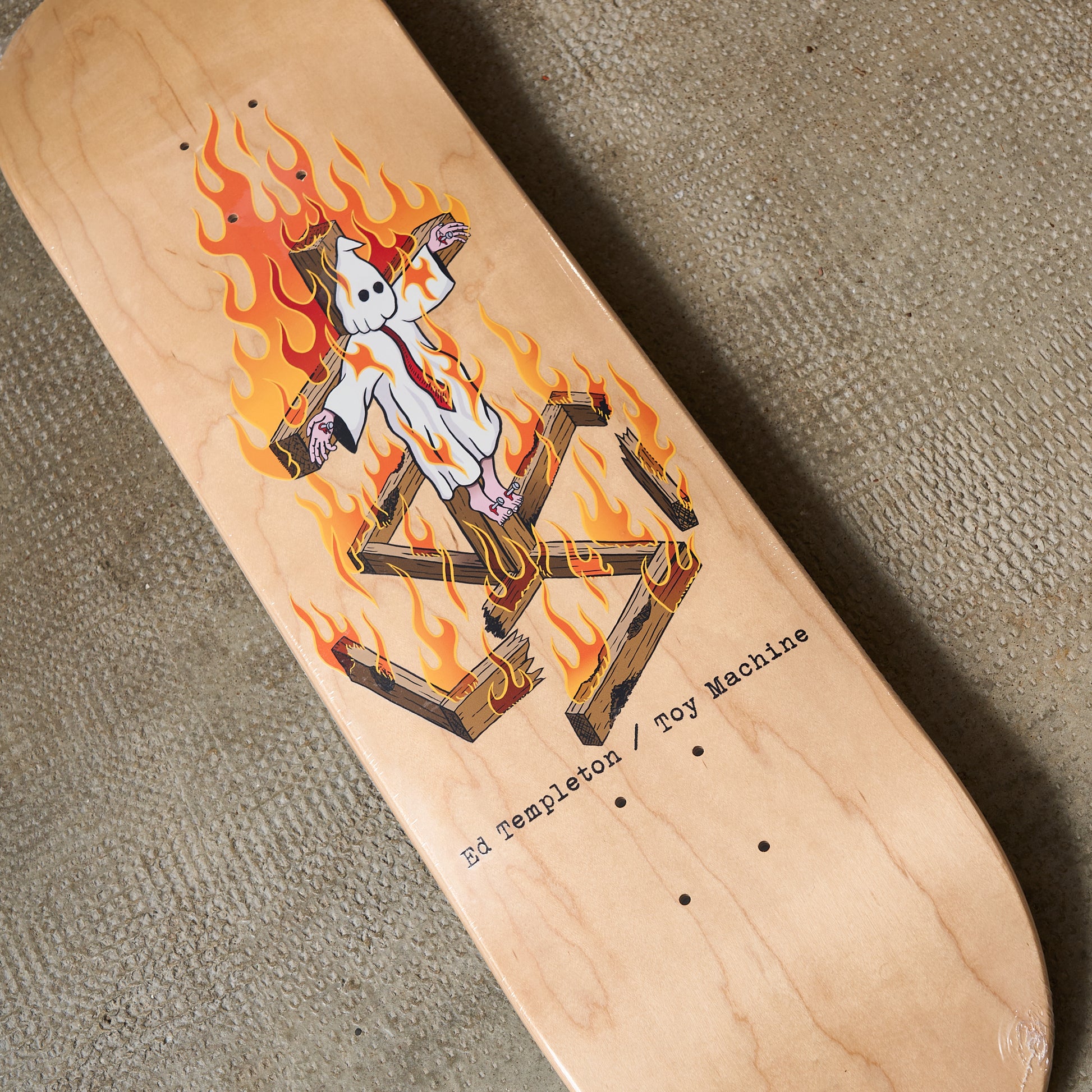 Toy Machine - Ed Templeton Charred Cross Deck