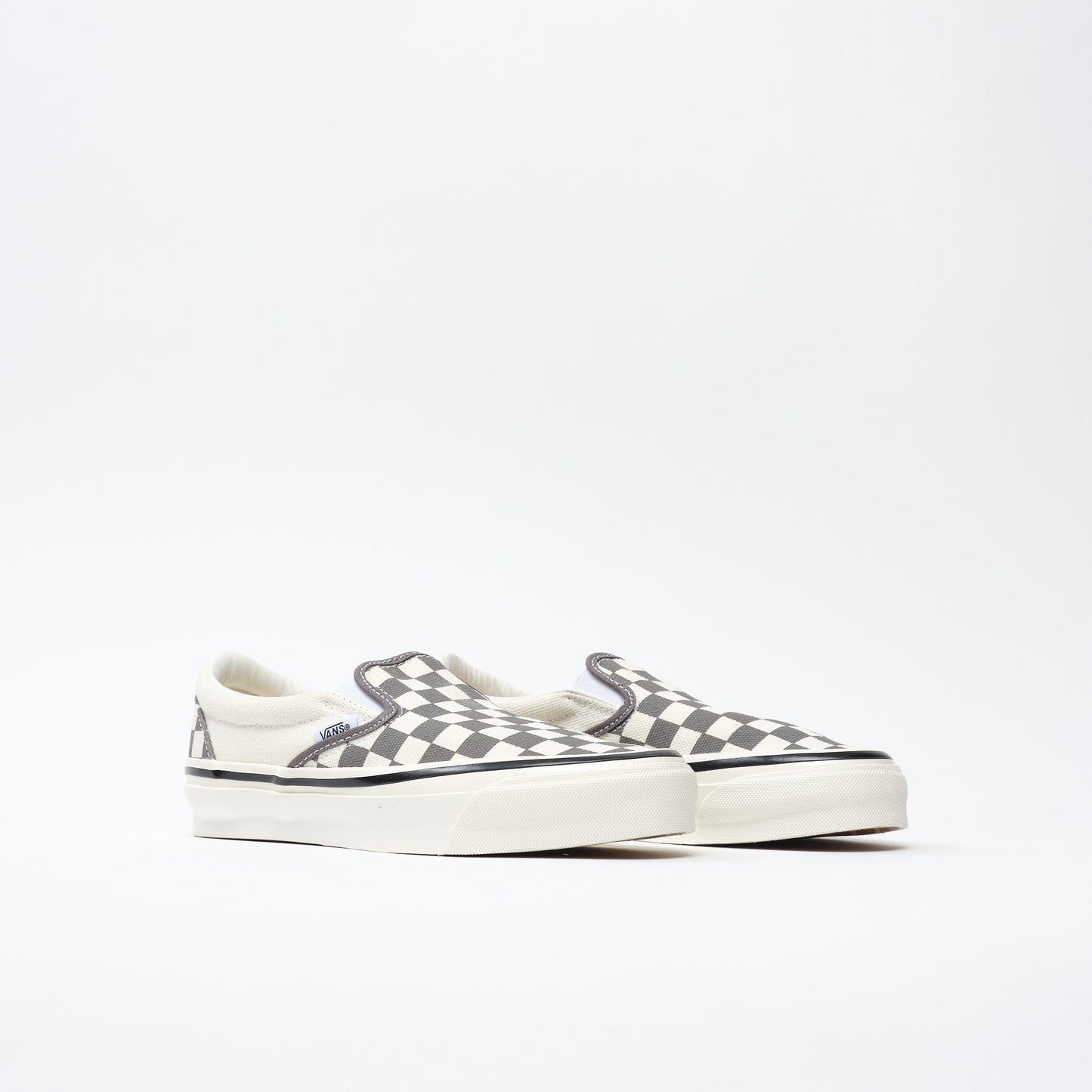 Vans Lx Slip-On Reissue 98 Lx Checkerboard Pewter Gray