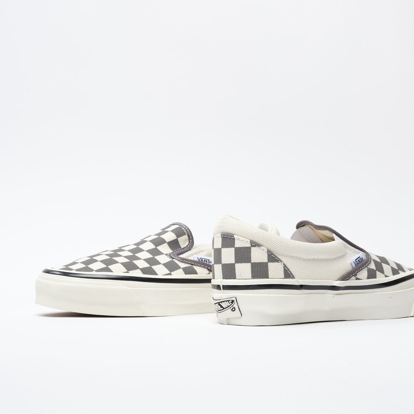 Vans Lx Slip-On Reissue 98 Lx Checkerboard Pewter Gray