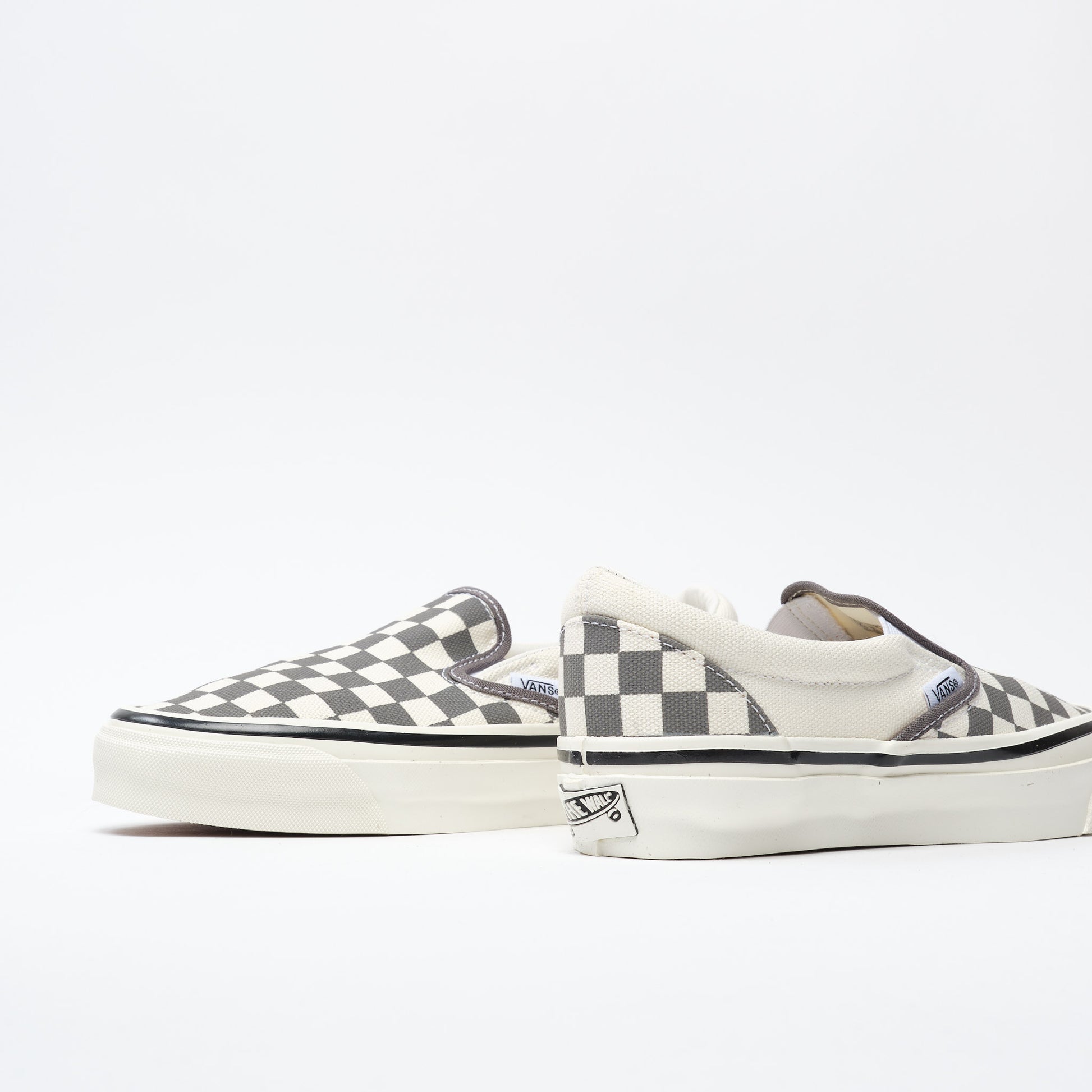 Vans Lx Slip-On Reissue 98 Lx Checkerboard Pewter Gray