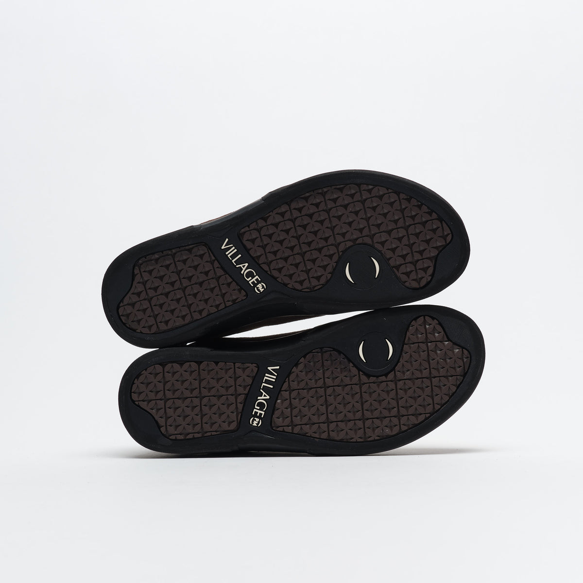 Village PM - 1PM Leather Suede Chocolate / Natural Black