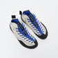 Village PM - 1PM Mid Leather Suede Canvas Cream Blue/Natural Black