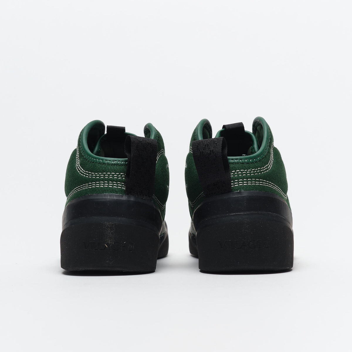 Village PM - 1PM Mid Full Grain Leather Canvas Green LTR/Natural Black