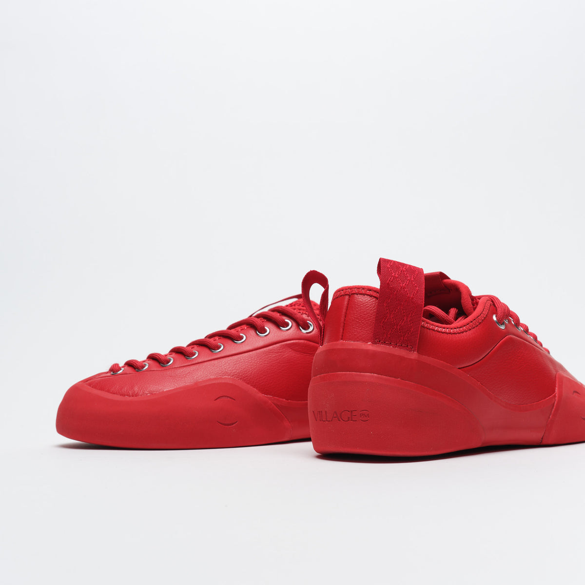 VIllage PM - 1 PM  Full Grain Leather Red LTR 