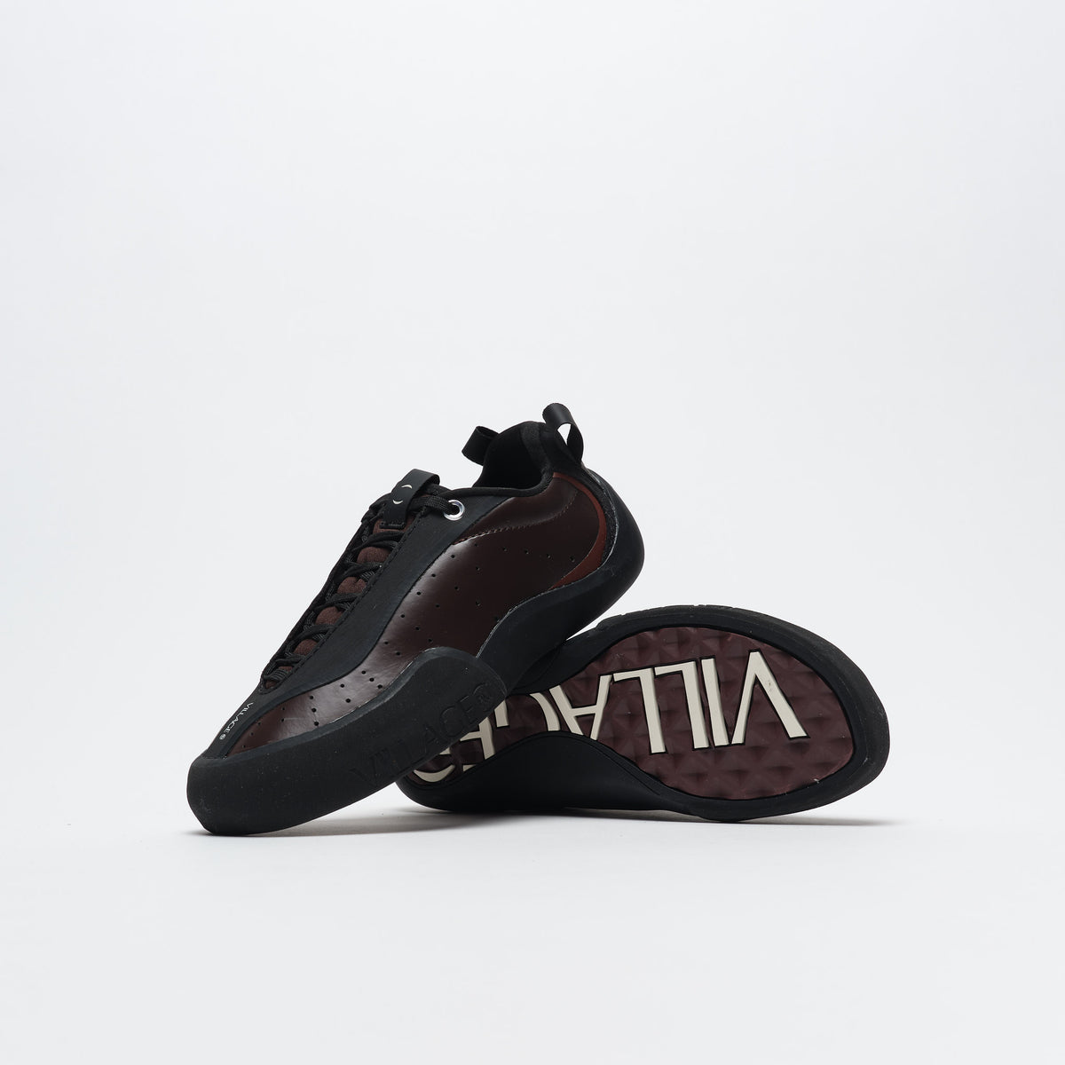 Village PM - 2PM Synthetic Leather Maroon / Natural Black
