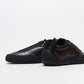 Village PM - 2PM Synthetic Leather Maroon / Natural Black