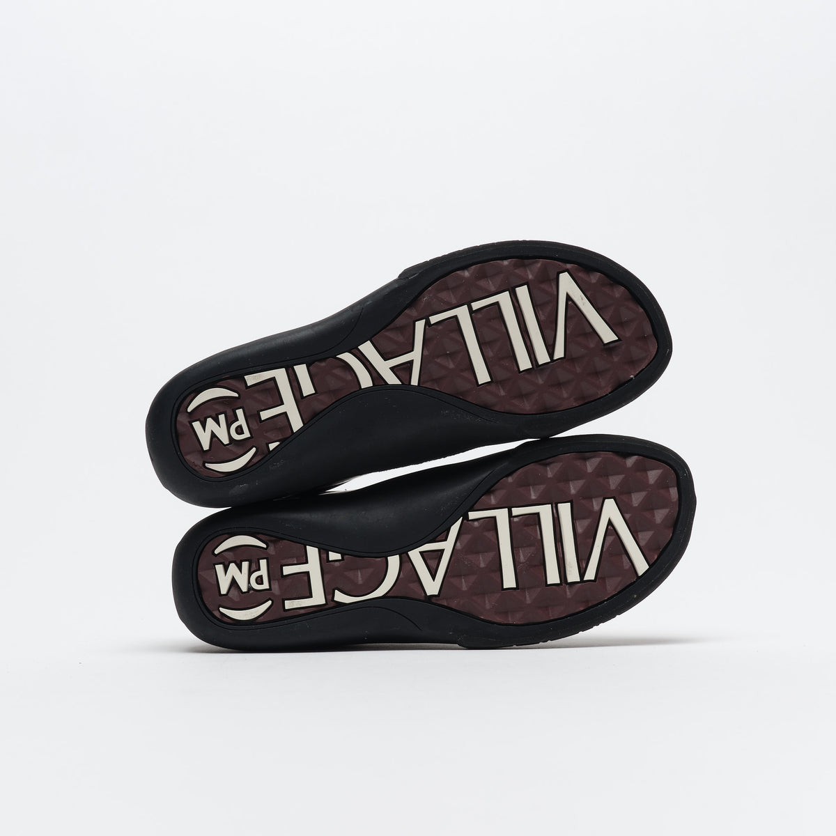 Village PM - 2PM Synthetic Leather Maroon / Natural Black