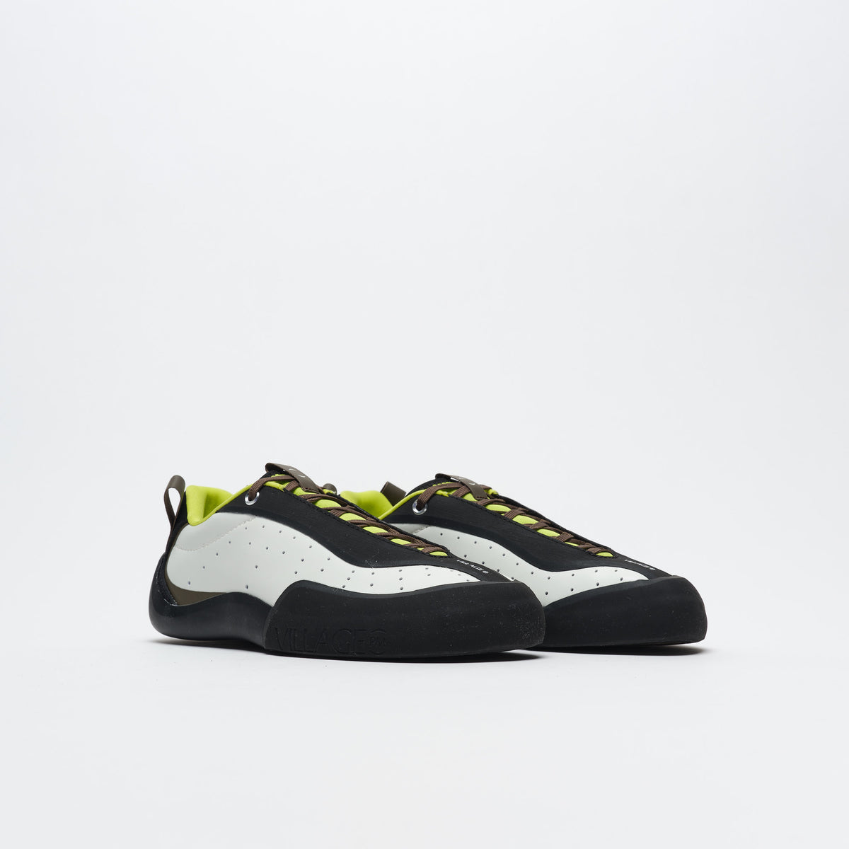 Village PM - 2PM  Synthetic Leather  White - Lime / Natural Black