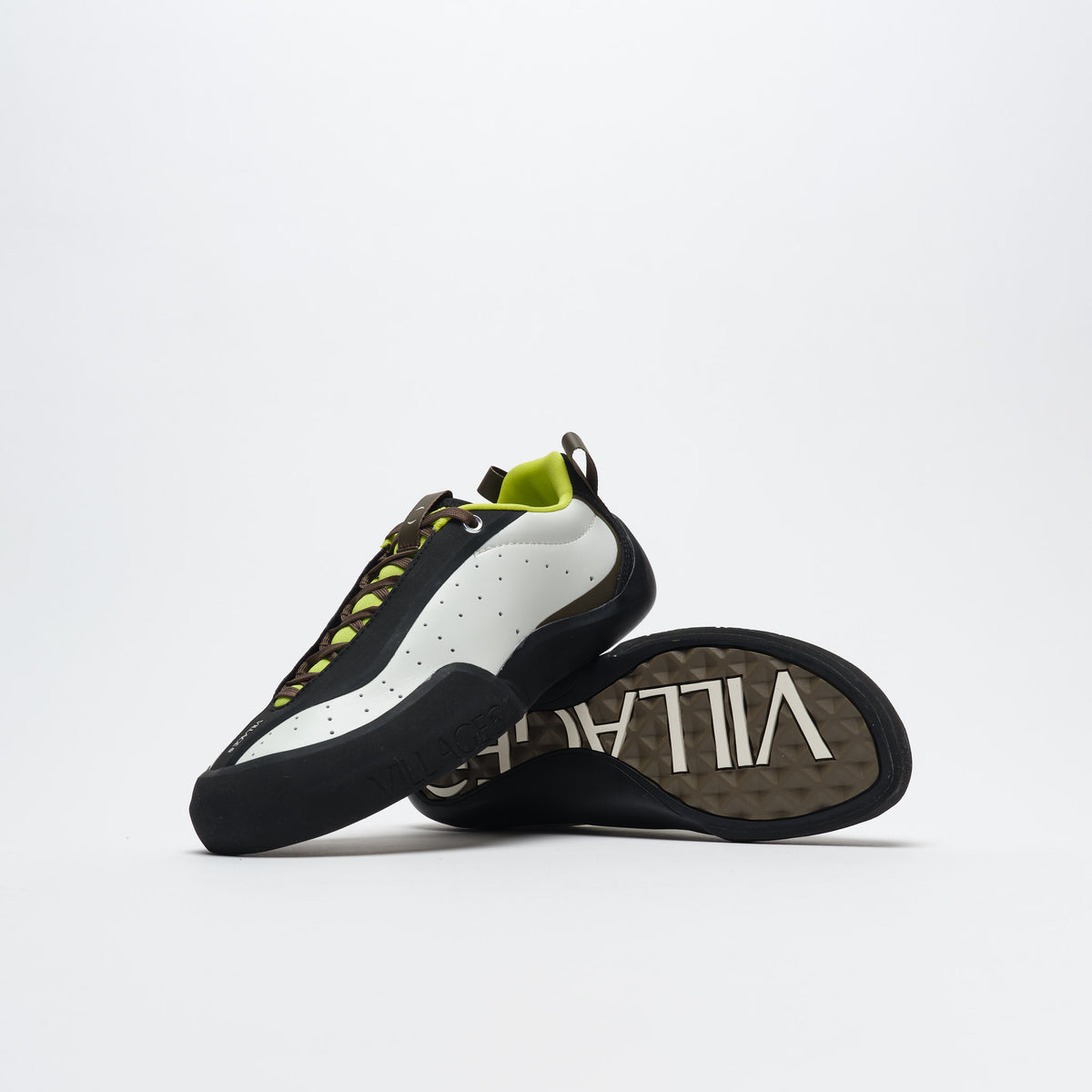 Village PM - 2PM  Synthetic Leather  White - Lime / Natural Black