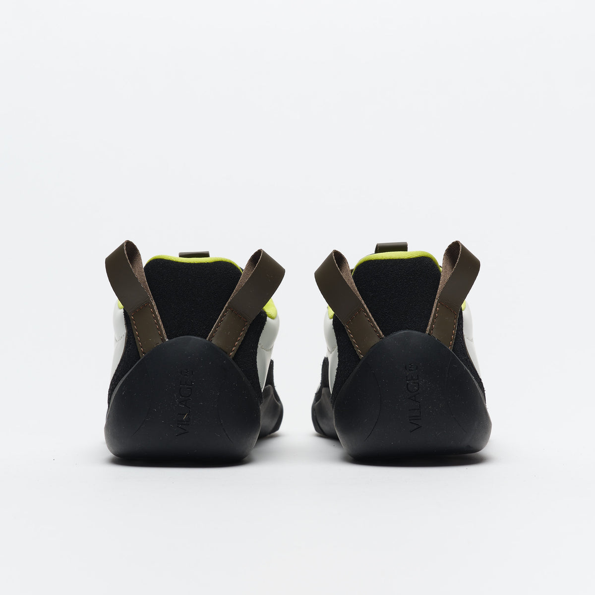 Village PM - 2PM  Synthetic Leather  White - Lime / Natural Black