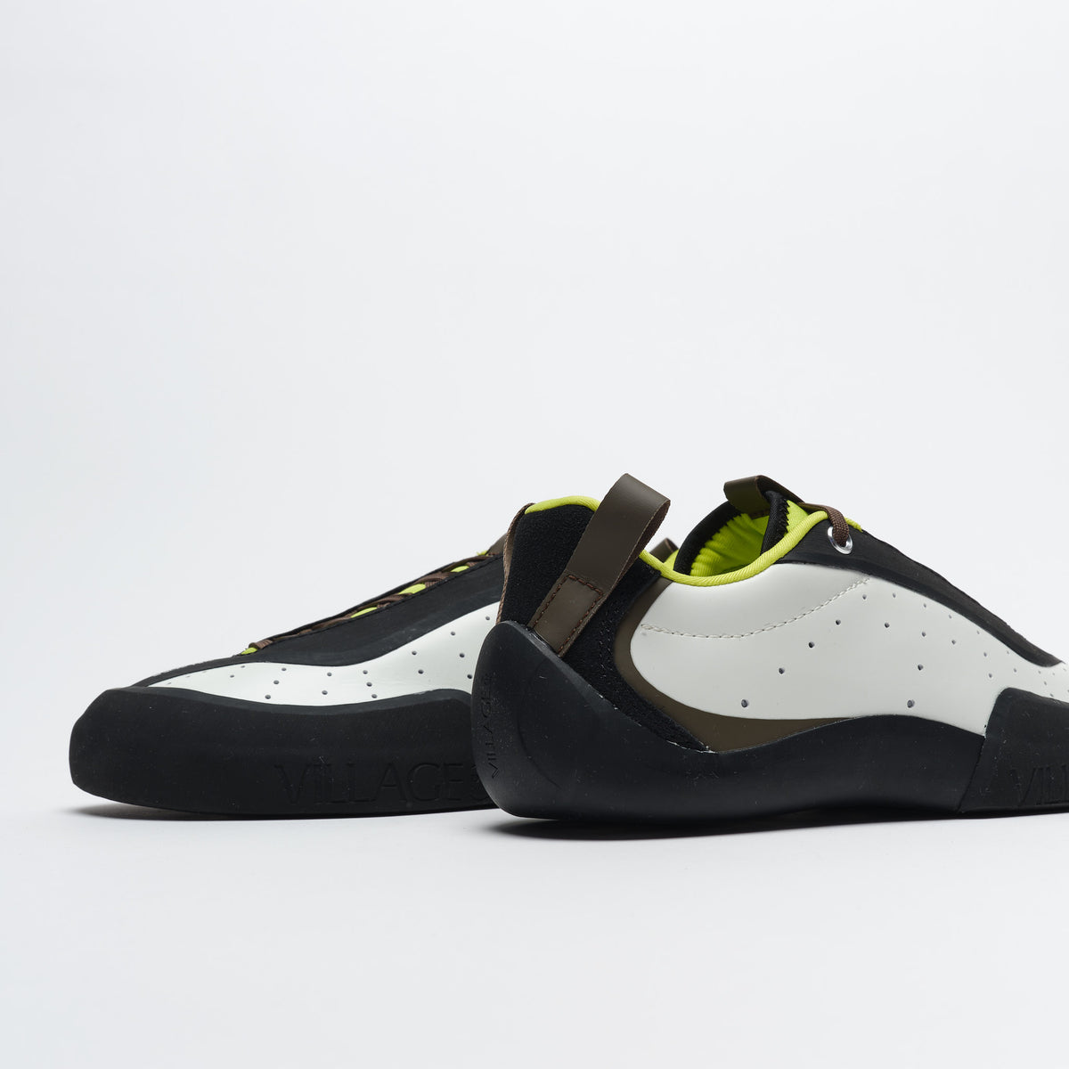 Village PM - 2PM  Synthetic Leather  White - Lime / Natural Black