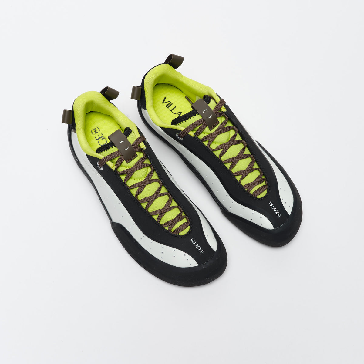Village PM - 2PM  Synthetic Leather  White - Lime / Natural Black