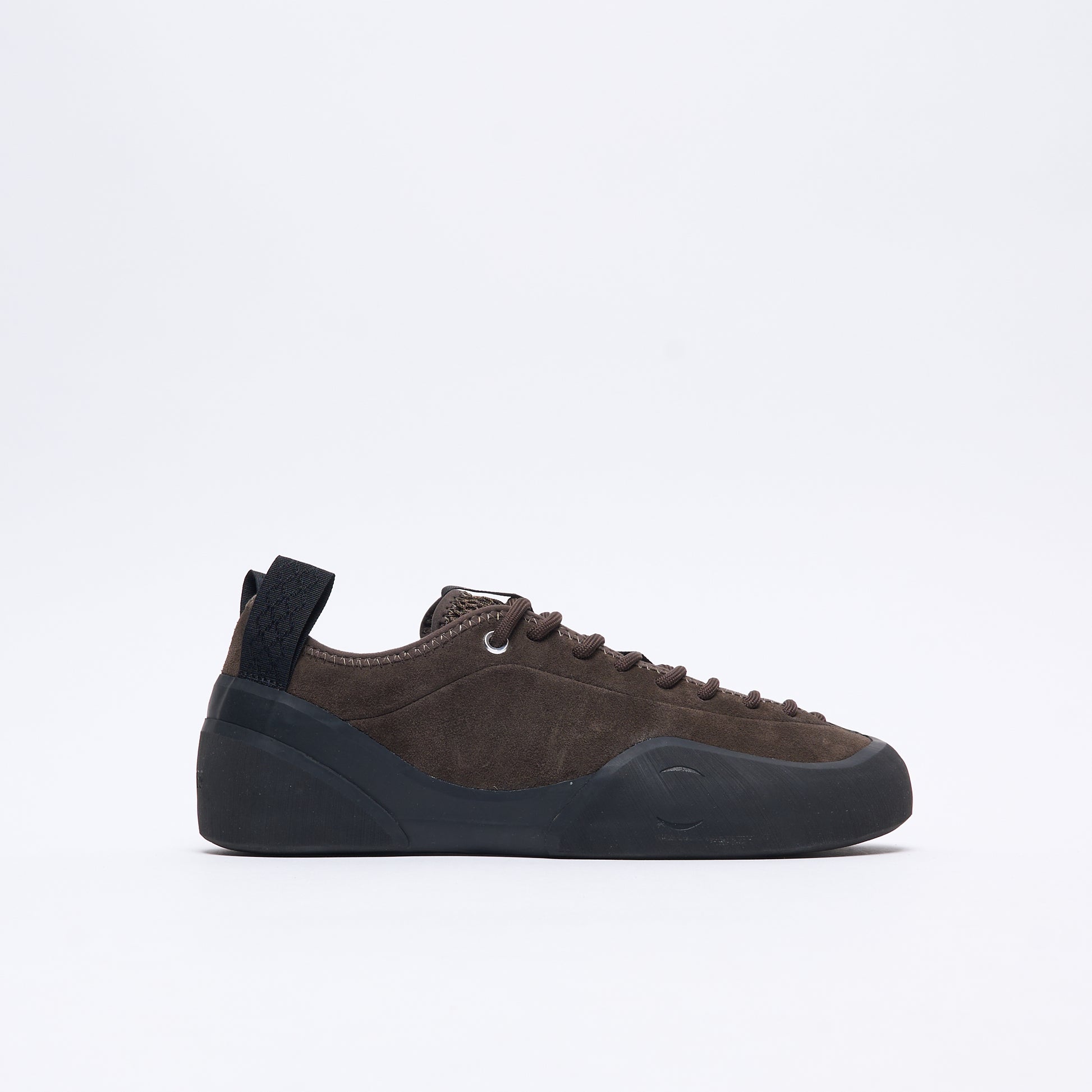 Village PM - 1 PM Suede Leather (Chocolate/Natural Black)