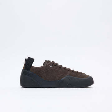 Village PM - 1 PM Suede Leather (Chocolate/Natural Black)