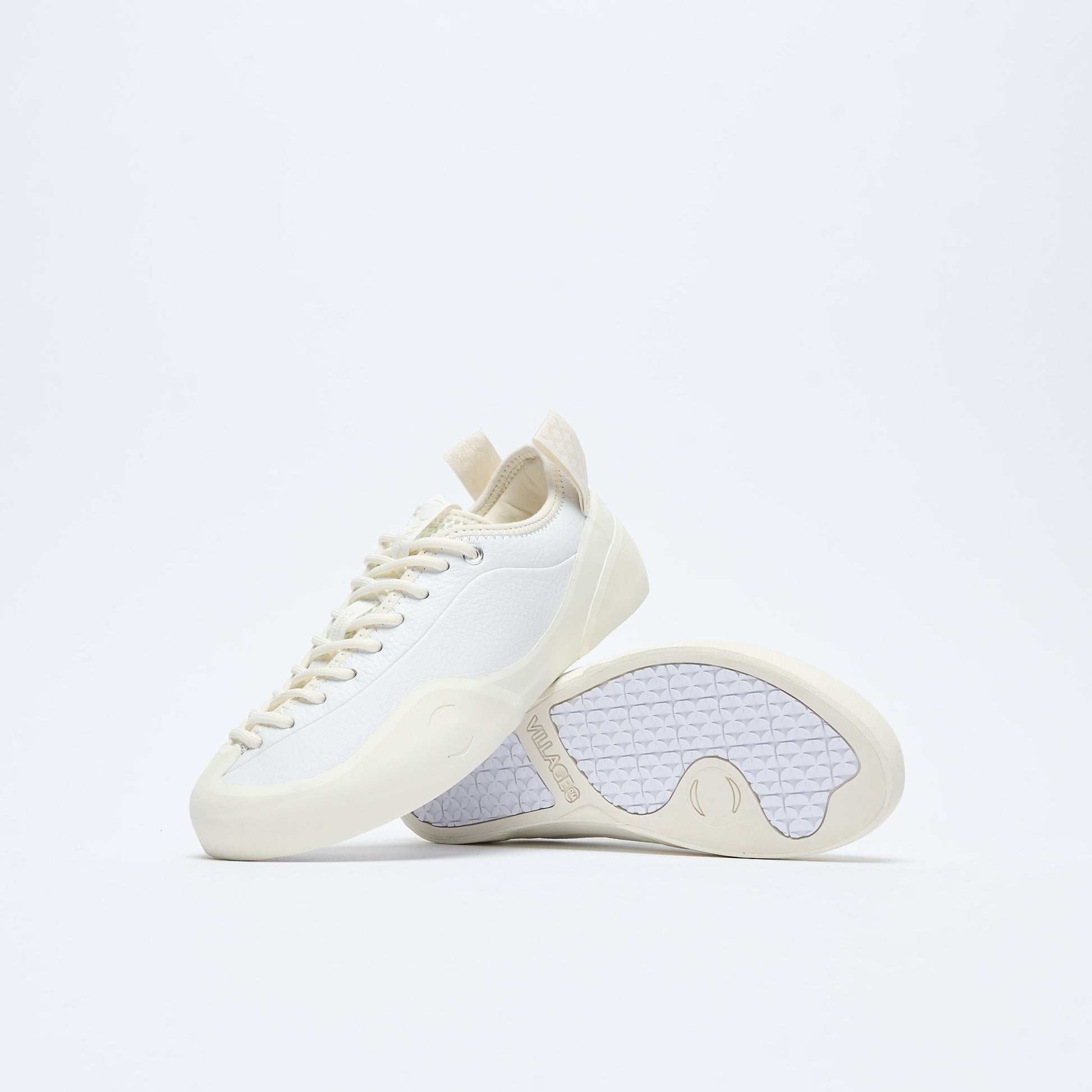 Village PM - 1PM Leather (White/Whisper White)