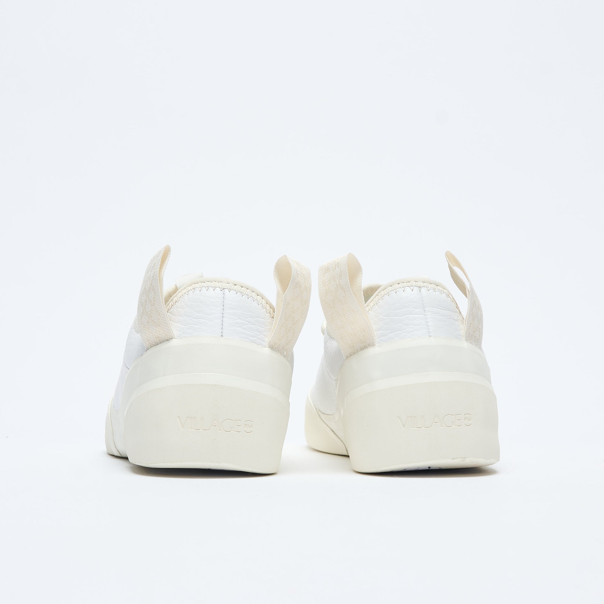 Village PM - 1PM Leather (White/Whisper White)