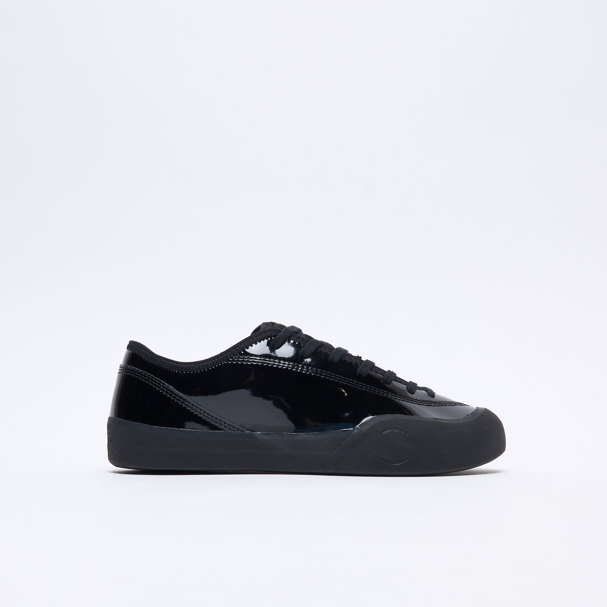 Village PM - 1.30 PM Synthetic Leather (Gloss Black/Natural Black)