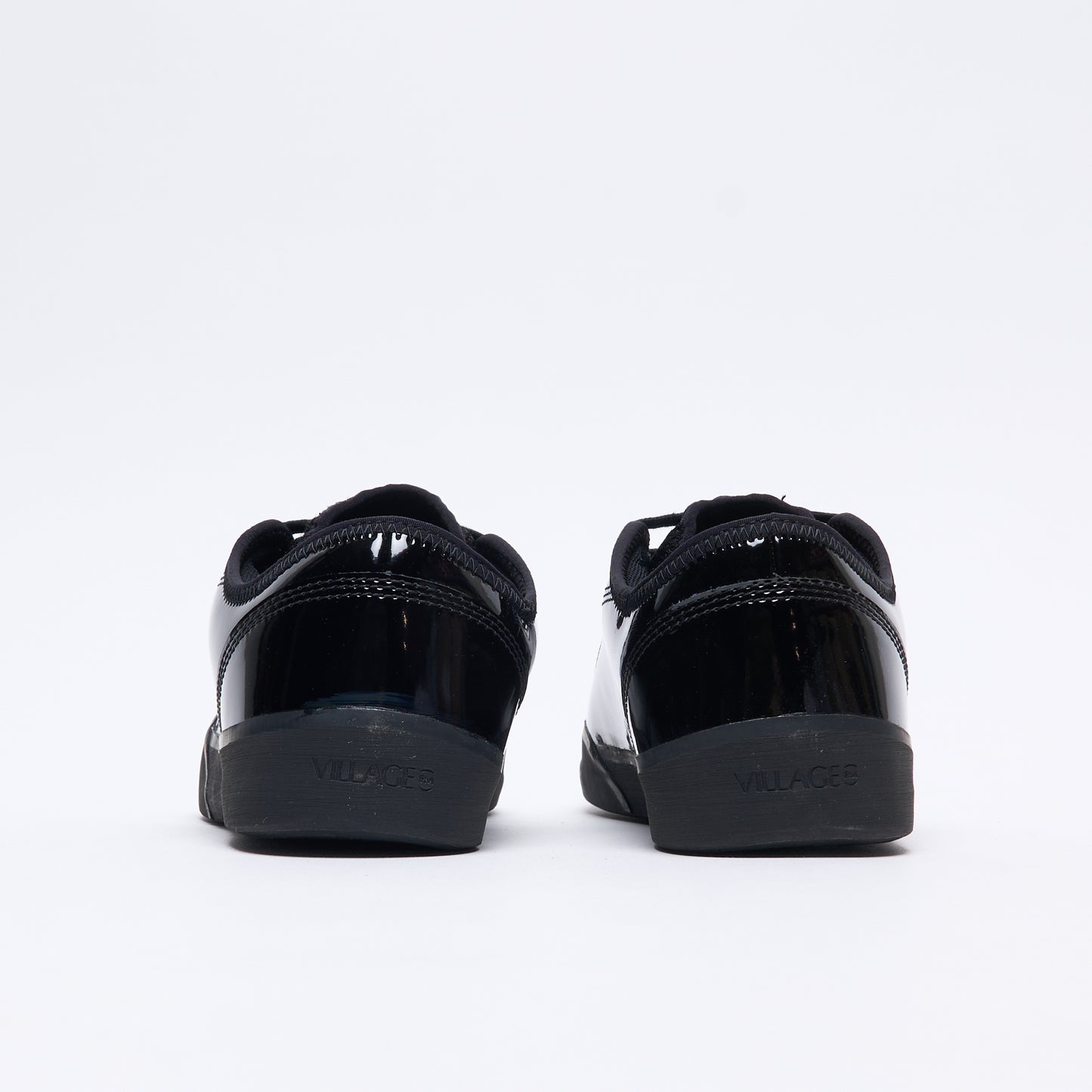 Village PM - 1.30 PM Synthetic Leather (Gloss Black/Natural Black)