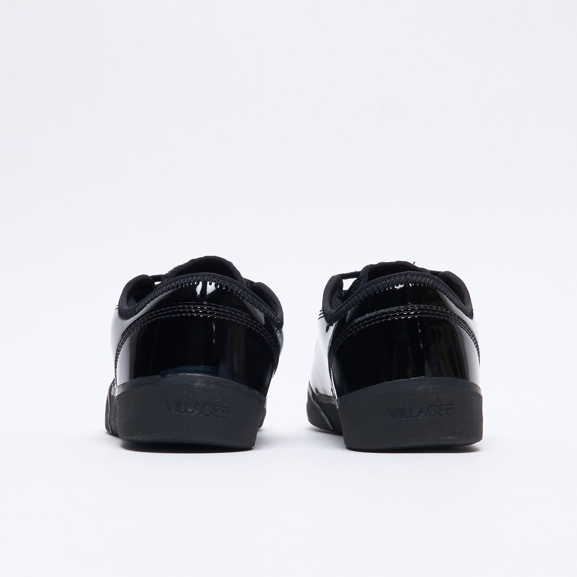Village PM - 1.30 PM Synthetic Leather (Gloss Black/Natural Black)