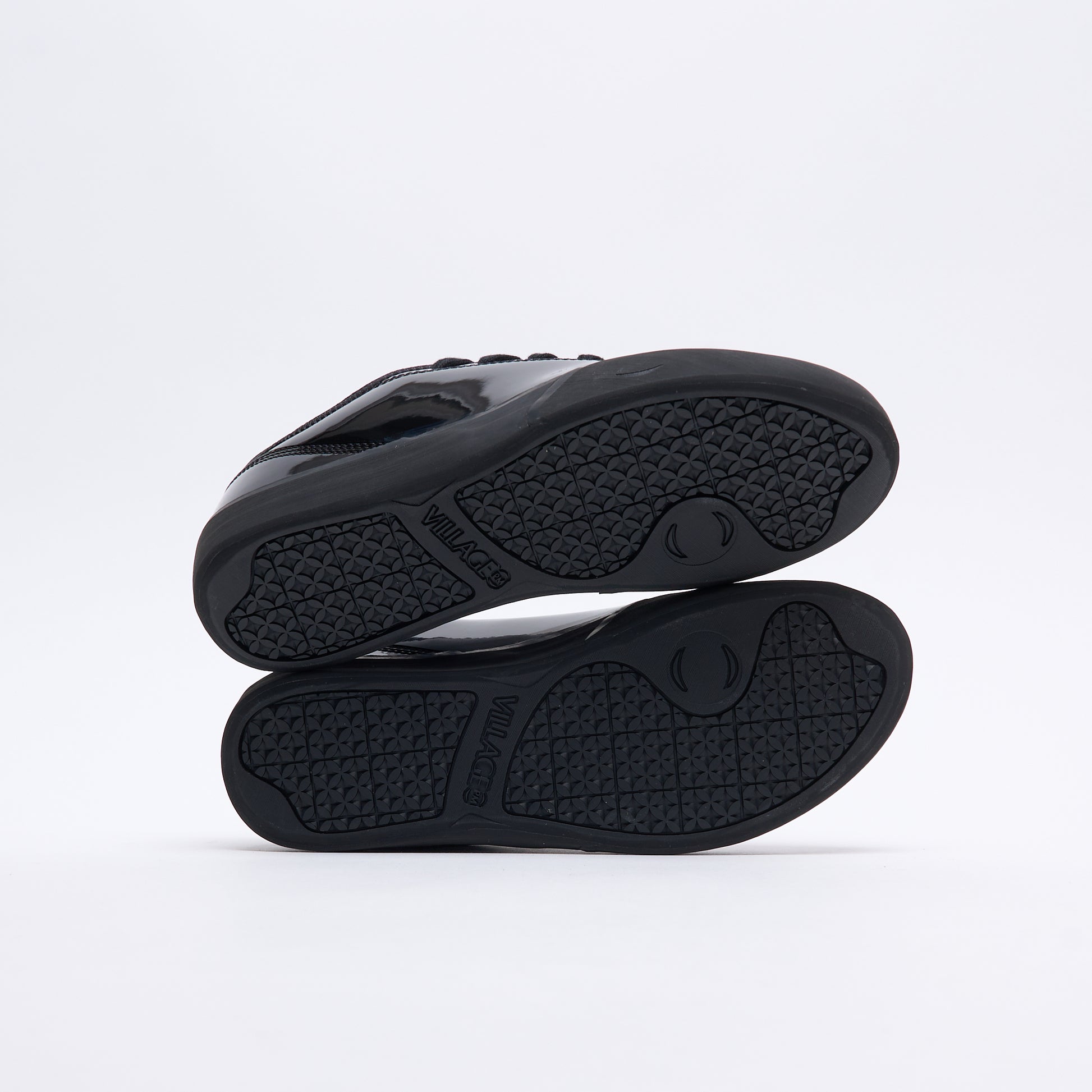 Village PM - 1.30 PM Synthetic Leather (Gloss Black/Natural Black)